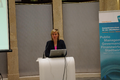 Dr. Renate Deininger von der FH-Campus Wien präsentiert das EU-Projekt Public Management Platform.